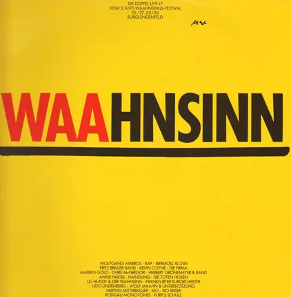 Wolfgang Ambros, BAP a.o. - Waahnsinn