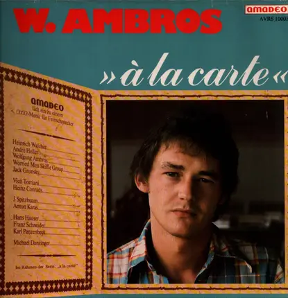 Wolfgang Ambros - À La Carte