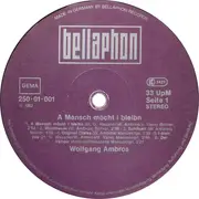 LP - W. Ambros - A Mensch Möcht I Bleibn