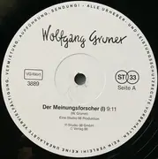 12inch Vinyl Single - Wolfgang Gruner - Der Meinungsforscher