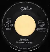 7inch Vinyl Single - Wolfgang Günter - Abendrot - Picture Sleeve