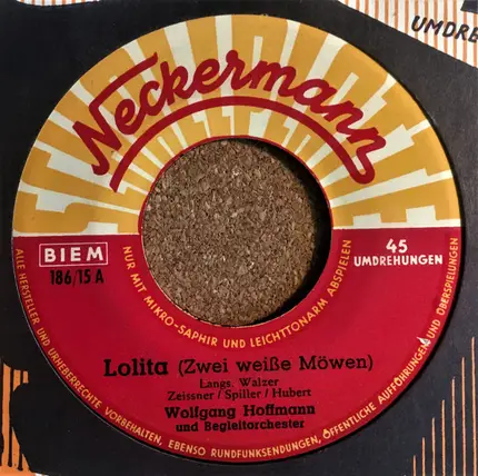 Wolfgang Hofmann - Lolita (Zwei Weiße Möwen) / Seemann, Wo Ist Deine Heimat?