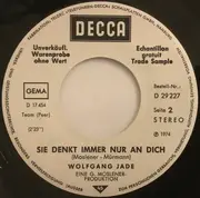7inch Vinyl Single - Wolfgang Jade - So Sind Die Mädchen - Promo