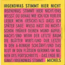 7inch Vinyl Single - Wolfgang Michels - Irgendwas Stimmt Hier Nicht