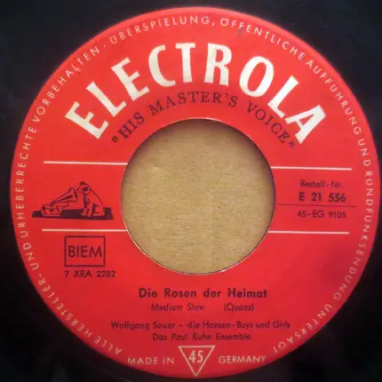 Wolfgang Sauer - Die Hansen Boys & Girls - Bella Bella Isabell