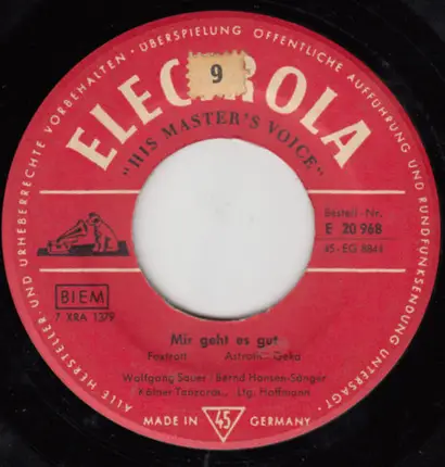 Wolfgang Sauer - Serenata D'amore / Mir Geht Es Gut