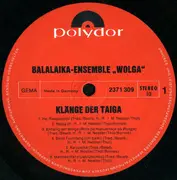 LP - Wolga-Balalaika-Ensemble - Klänge Der Taiga