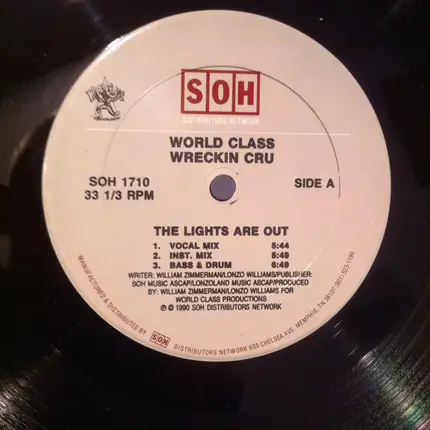 World Class Wreckin' Cru - The Lights Are Out / World Class Bar-B-Que