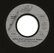 7inch Vinyl Single - World Stuff Featuring A.A. Bargiran - The Conflict