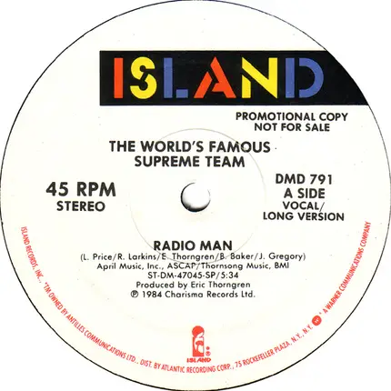 World's Famous Supreme Team - Radio Man