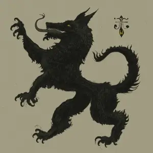 Wormwitch - Wolf Hex (clear With Gold Splatter)