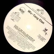 12inch Vinyl Single - Wu-Tang Clan - Can It All Be So Simple / Wu-Tang Clan Ain't Nuthing Ta F' Wit - rare us-original