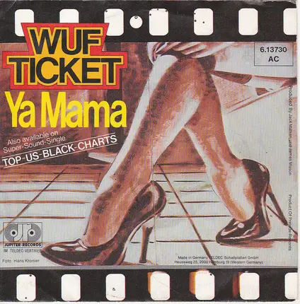 Wuf Ticket - Ya Mama (Vocal)  / Ya Mama (Instrumental)