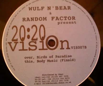 Wulf-N-Bear, Random Factor - Urban Farmers / Desert Island Discs