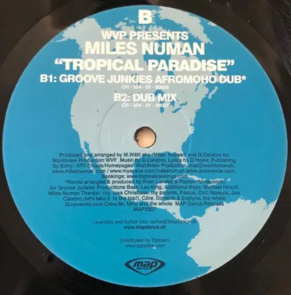 WVP Presents Miles Numan - Tropical Paradise