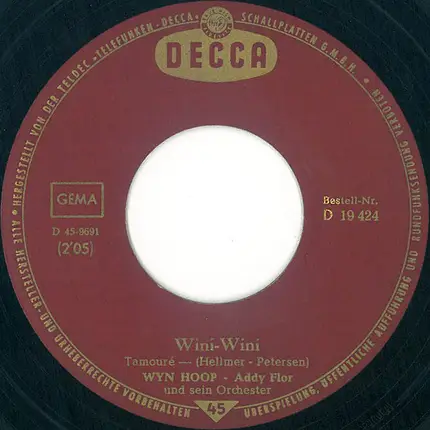 Wyn Hoop - Wini-Wini