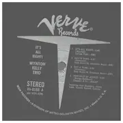 LP - Wynton Kelly Trio - It's All Right! - Gatefold