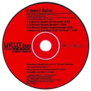 CD Single - Wyclef Jean Featuring The Rock & Melky Sedeck - It Doesn't Matter