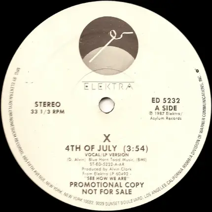 X - 4th Of July