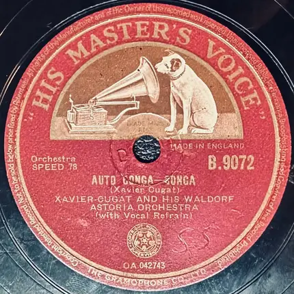 Xavier Cugat And His Waldorf-Astoria Orchestra - La Cumparsita / Auto Conga
