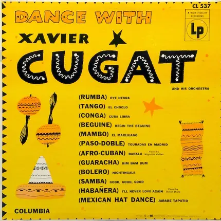 Xavier Cugat And His Orchestra - Dance with Cugat