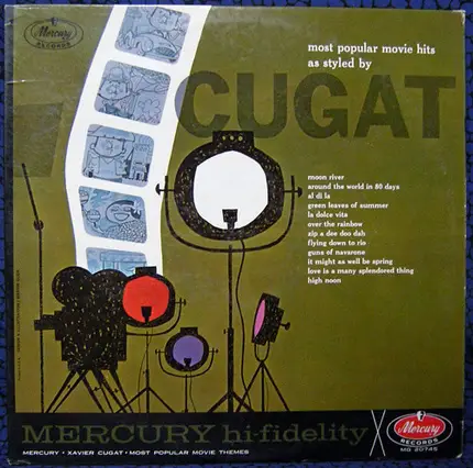 Xavier Cugat And His Orchestra - Most Popular Movie Hits As Styled By Cugat