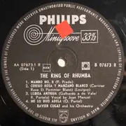 10'' - Xavier Cugat And His Orchestra - The King Of Rumba