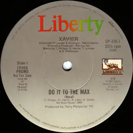 Xavier - Do It To The Max