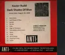CD - Xavier Rudd - Dark Shades Of Blue - Promo, Carboard Sleeve
