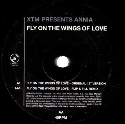 XTM Presents Annia - Fly on the Wings of Love