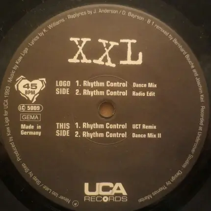 Xxl - Rhythm Control
