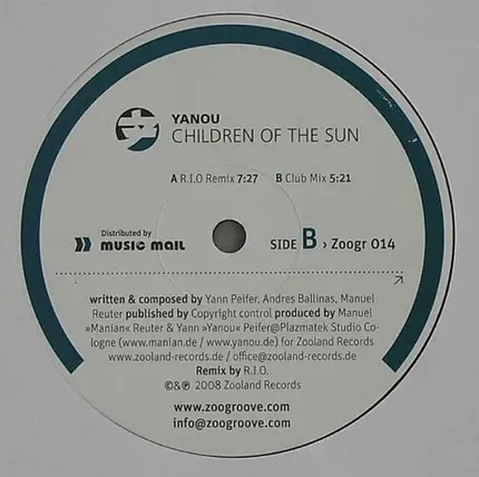 Yanou - CHILDREN OF THE SUN