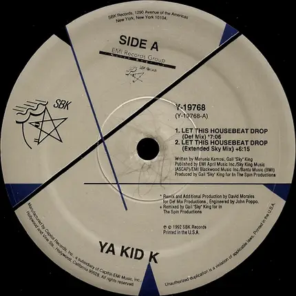 Ya Kid K - Let This Housebeat Drop