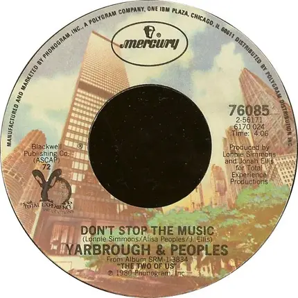 Yarbrough & Peoples - Don't Stop the Music
