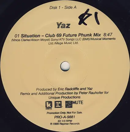 Yaz, Yazoo - Situation