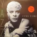 7inch Vinyl Single - Yazz - Fine Time - Red Transparent