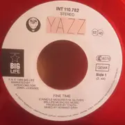 7inch Vinyl Single - Yazz - Fine Time - Red Transparent