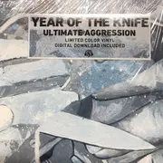 LP - Year Of The Knife - Ultimate Aggression - Limited Edition, White w/ Baby Blue Galaxy
