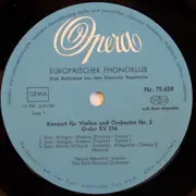 LP - Mozart - Yehudin Menuhin Spielt Mozart - Violinkonzerte Nr.3 G-Dur KV 216 Und Nr.4 D-Dur KV 218