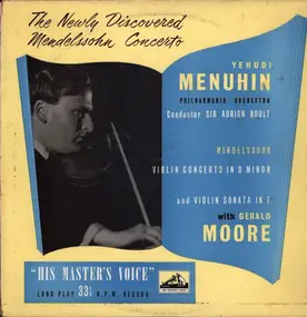 Yehudi Menuhin - Concerto In D Minor, Sonata In F Major