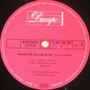 LP - Schubert / Mendelssohn - Unvollendete - Violinkonzert