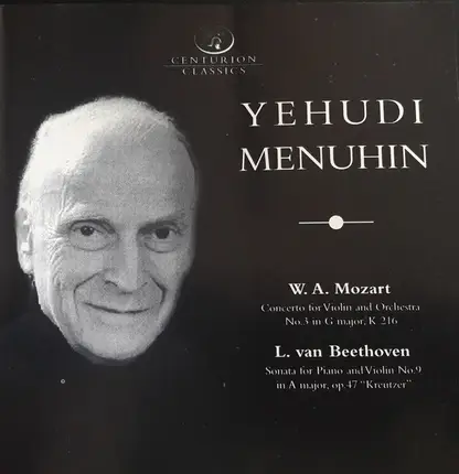 Yehudi Menuhin / Mozart / Beethoven - W. A. Mozart / L. Van Beethoven