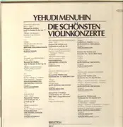 LP-Box - Yehudi Menuhin - Die Schönsten Violinkonzerte: Bach, Mozart, Beethoven, Brahms, Mendelssohn, Bruch