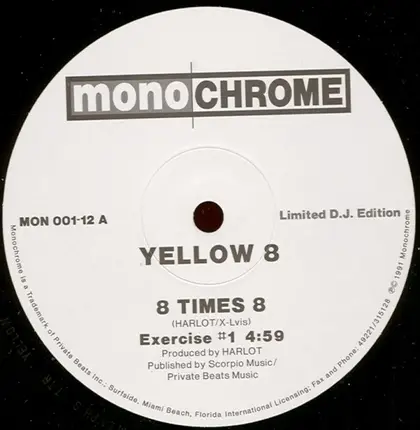 Yellow 8 - 8 Times 8