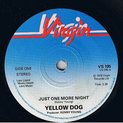 Yellow Dog - Just One More Night