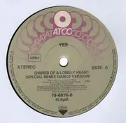 12inch Vinyl Single - Yes - Owner Of A Lonely Heart