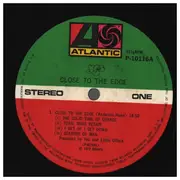 LP - Yes - Close To The Edge = 危機 - Gatefold