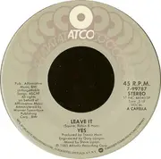 7inch Vinyl Single - Yes - Leave It
