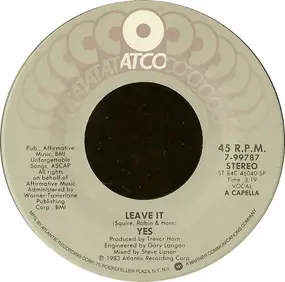 Yes - Leave It