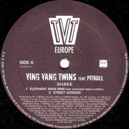 Ying Yang Twins Feat. Pitbull - Shake